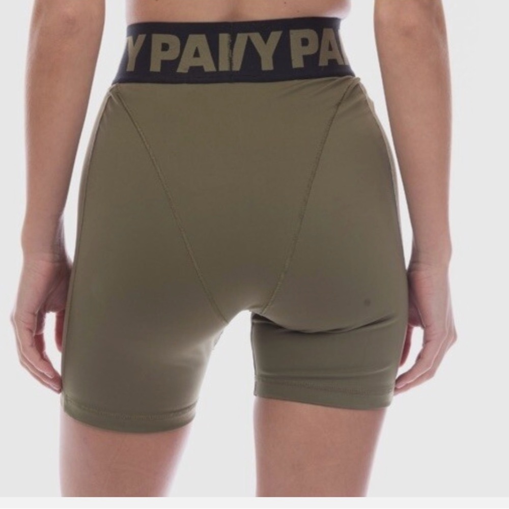 NWT Adidas IVY PARK Peloton Cycling Shorts 3X Focus Olive/Black - Picture 2 of 10